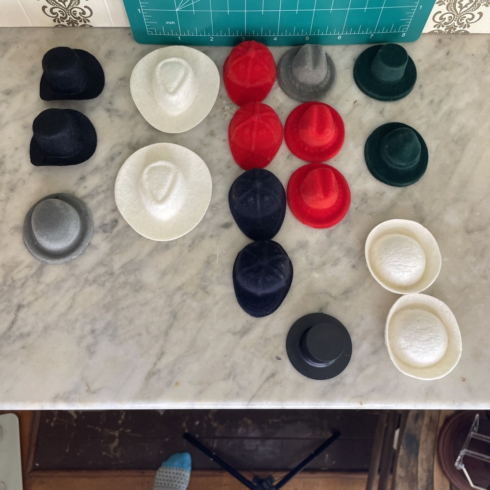 NOS Barbie size Hat, You Pick 2 for‎ $20 | Top Hat Cowgirl Horse Sailor Fedora